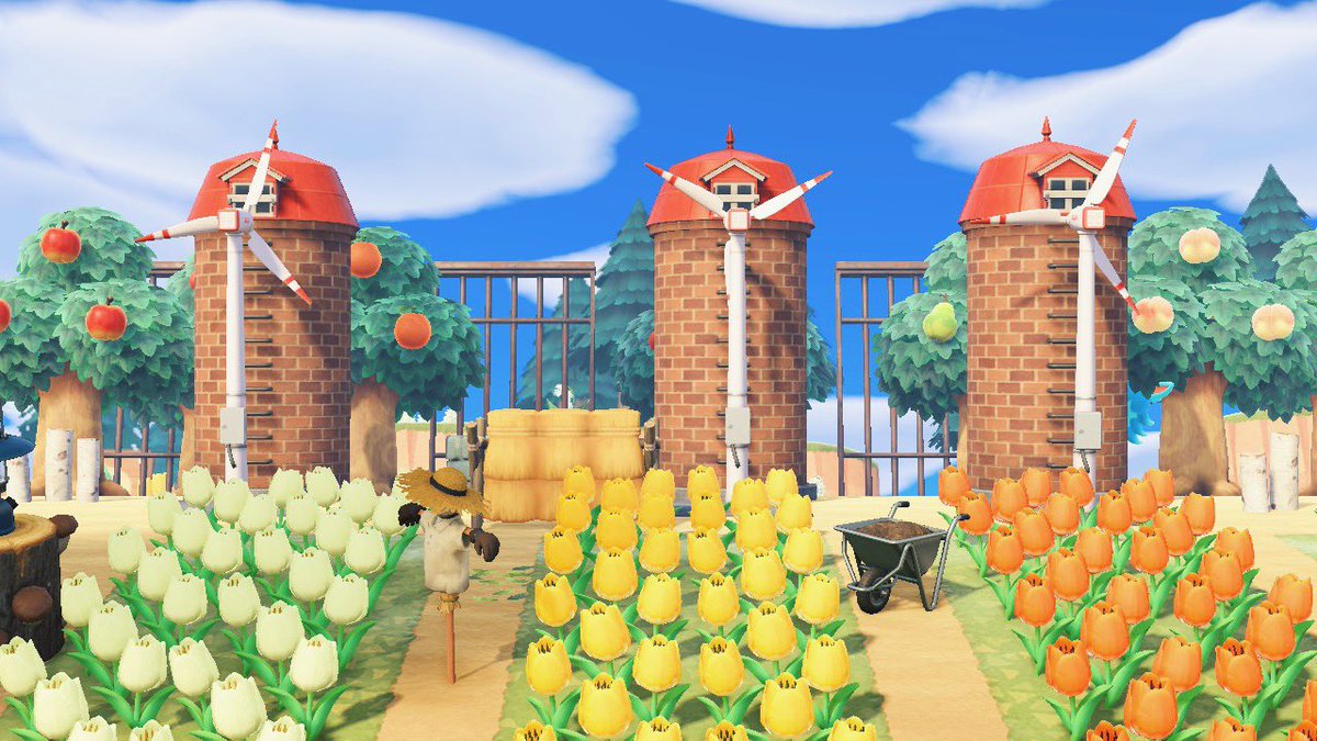 bluecafune's tweet photo. my holland inspired island is almost finished! 💌🌷 #acnh https://t.co/7Zfek6BjH8