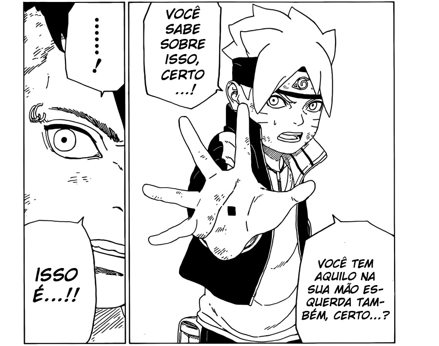 Boruto Explorer on X: Curiosidades #2 - Boruto com uma cicatriz em seu  rosto. - O karma de Kawaki (que na época não possuia nome oficial). E o  Karma de Boruto se