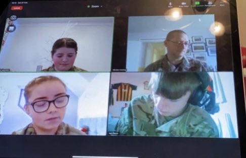 AnnanAcf's tweet photo. Sunday morning started with JCIC teach-backs for cadets from Annan, Dalbeattie and Dumfries, in which they all did an amazing job and passed! Congratulations guys! Lockdown isn’t stopping us now! 🌟#keeptheflamealive https://t.co/sLi6xU2ctG