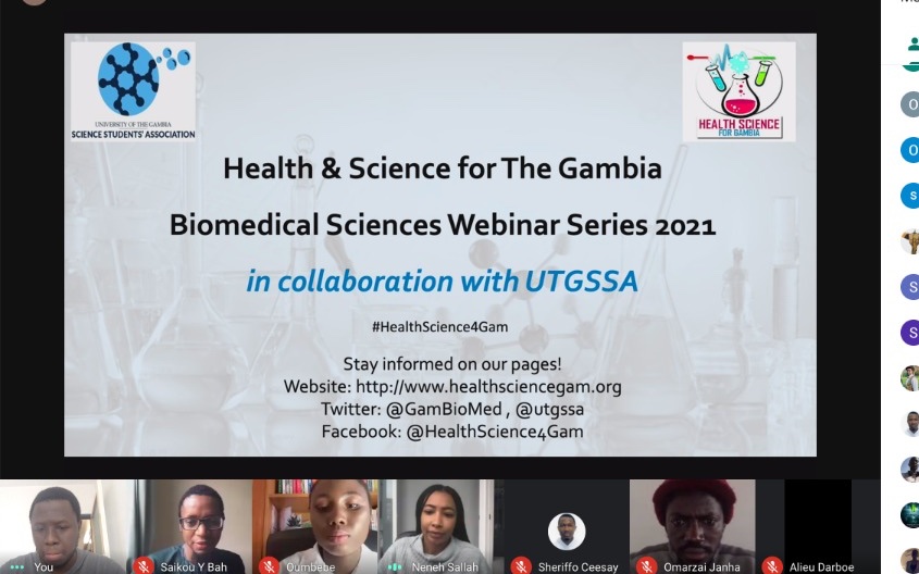 GamBioMed's tweet photo. Thank you @popgen_oumie for sharing your knowledge with us on viruses and their interaction with hosts for our #biomedicalscience webinar series with @utgssa .
It was an insightful and enjoyable talk!
We have an exciting line up of talks throughout the year!
Stay tuned! https://t.co/Z684N9jBJV
