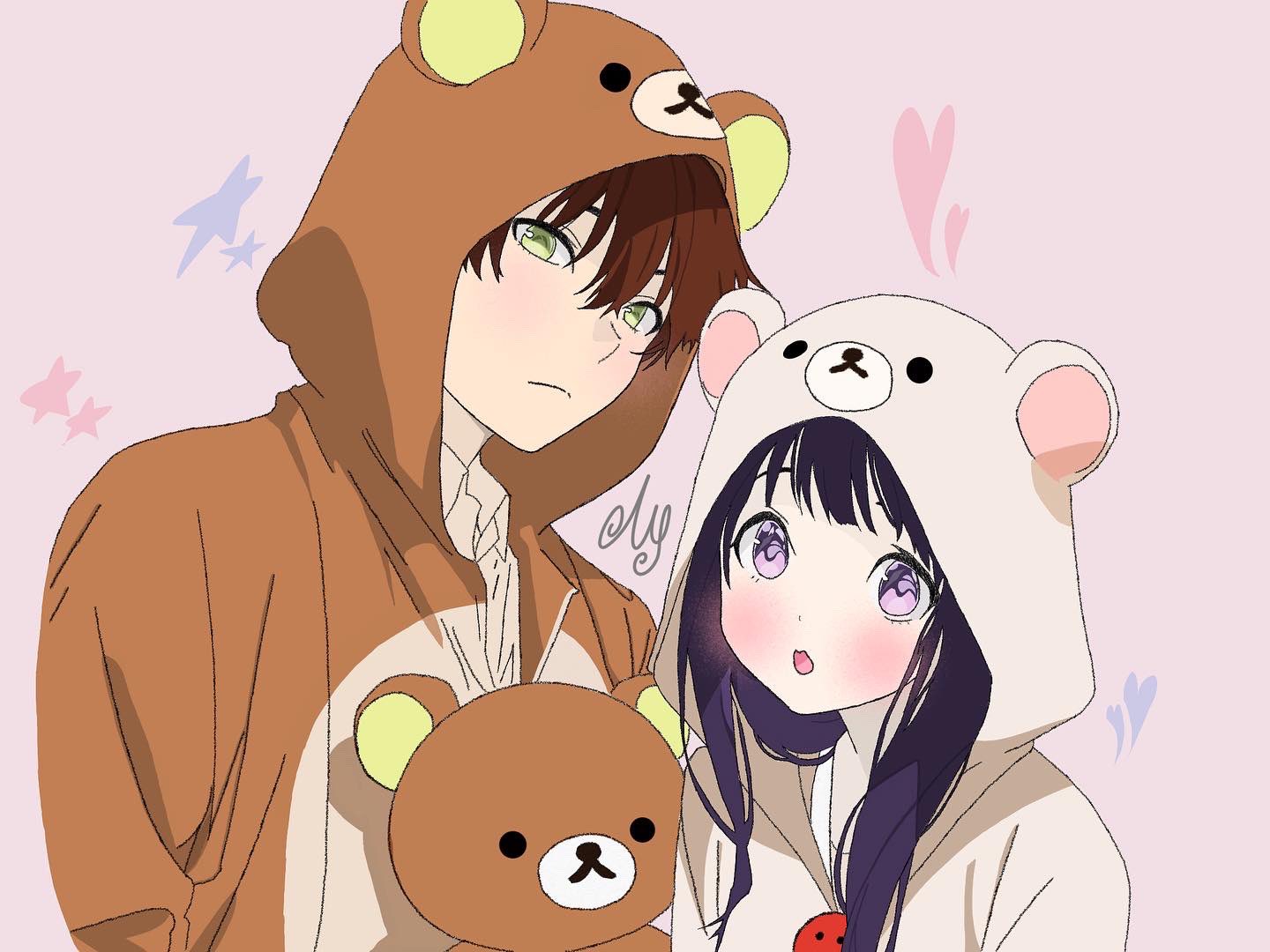 愛猫クライオン 氷菓 この2人の尊さは無限大 イラスト イラスト好きな人と繋がりたい 氷菓 折木奉太郎 千反田える かわいい カップル ツーショット ファンアート Illustration Hyouka Houtarouoreki Eruchitanda Kawaii Fanart T