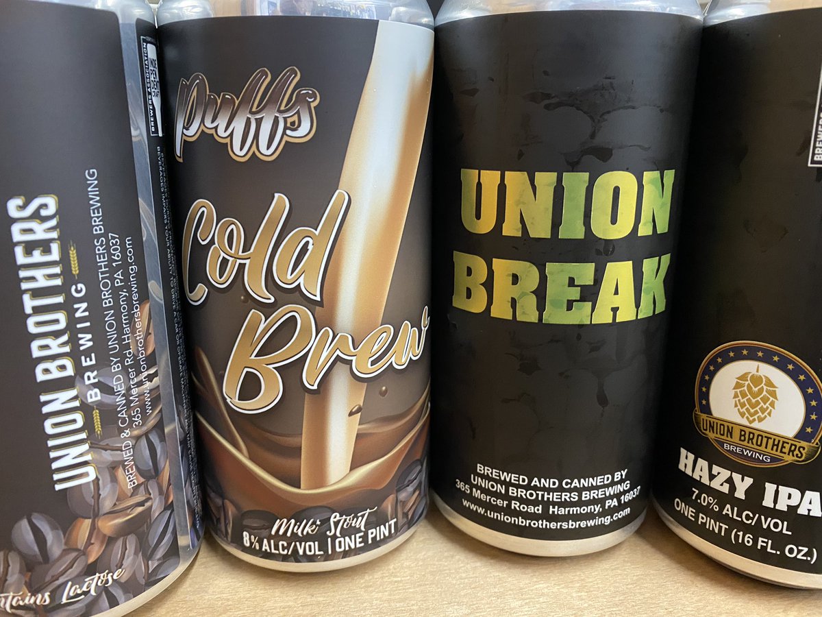 Creekside Beer (@creekside_beer) on Twitter photo Looking for a way to beat the Sunday Scaries? How about some awesome new brews from our friends at <a href="/BrewingUnion/">Union Brothers Brewing</a>? Now available at Creekside Beer are Puffs Cold Brew Milk Stout (8.0% ABV) and a fresh batch of Union Break IPA (7.0% ABV)! We’re here til 5 - see ya soon! #DrinkPGH🍻 Looking for a way to beat the Sunday Scaries? How about some awesome new brews from our friends at <a href="/BrewingUnion/">Union Brothers Brewing</a>? Now available at Creekside Beer are Puffs Cold Brew Milk Stout (8.0% ABV) and a fresh batch of Union Break IPA (7.0% ABV)! We’re here til 5 - see ya soon! #DrinkPGH🍻