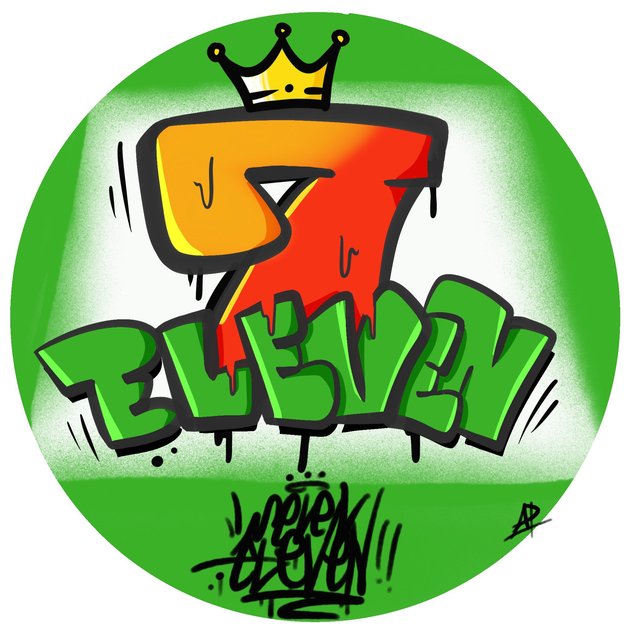 あらぽんず ローソン派ですが Graffiti Streetart アレンジ セブンイレブン Seven Eleven イラスト イラスト好きな人と繋がりたい ロゴ Throw Up T Co Kaufrchjt5 Twitter
