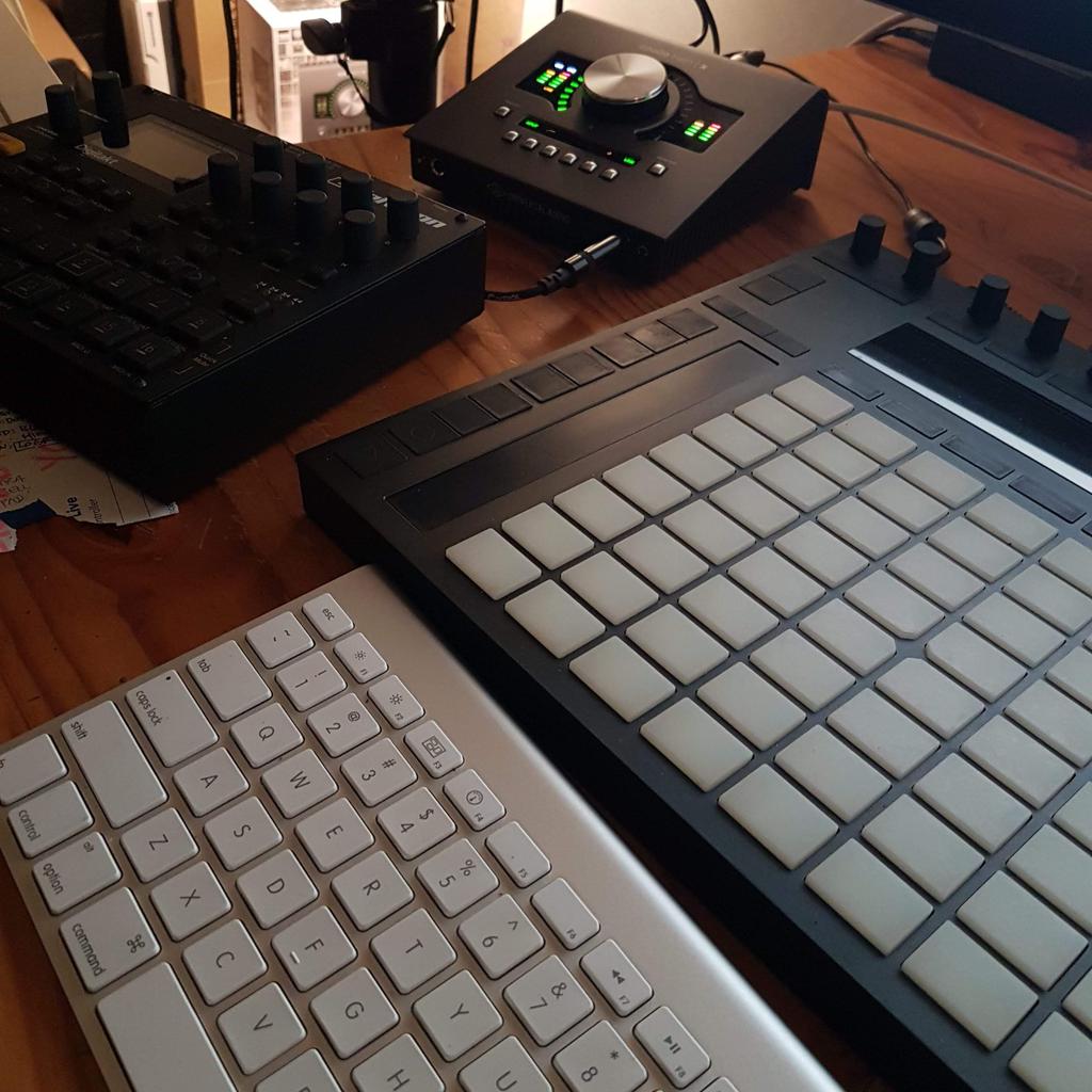 LegacyTapes's tweet photo. #kitbox @NicoJPappa @DanielelCampe0n #producertoys #drummachine #sequencer @MotionFramework https://t.co/sWiRBc4bPX