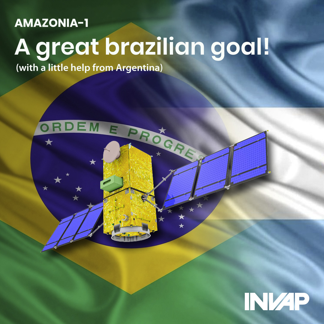 Congratulations Brazil 🇧🇷! Congratulations @INPE for the successful launch of the Amazonia-1 satellite 🛰️ 
Learn more about the project in this link  👇🇦🇷
invap.com.ar/amazonia-1-was…
@isro 

#Aerospace #Spacetech #Satellites #Amazonia1 #INPE #INVAP  #spaceengineering #launch