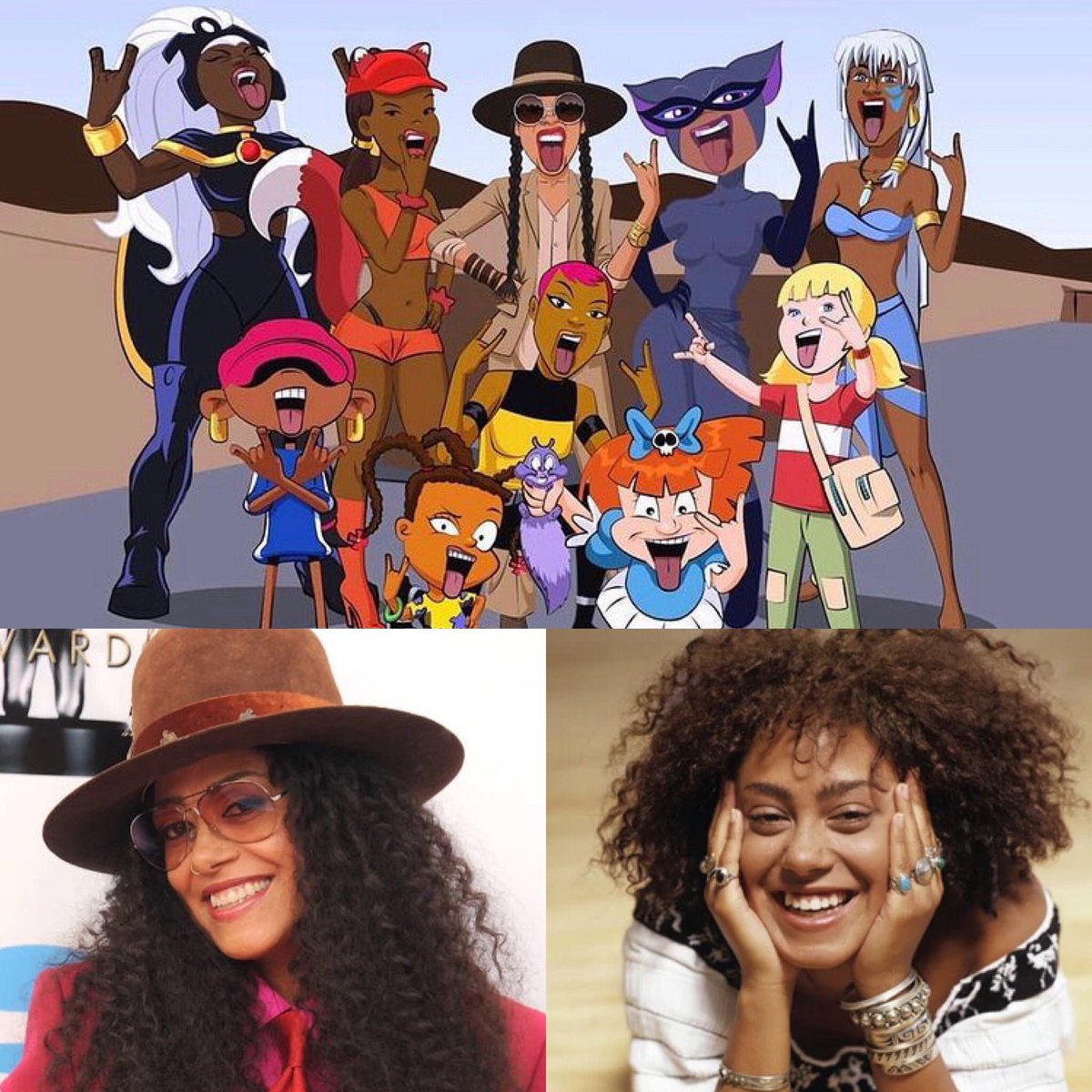 Black History Salute to the voice!!! @IAmCreeSummer  voicing all our favorite cartoons. Thank you for being a voice/face in the room of some of the most iconic shows #creesummer #rugrats #susiecarmichael #ParamountPlus #rugratsreeboot #blackvoice  #blackcartoons #drawntogether