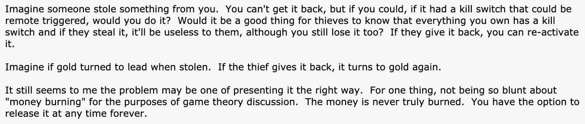 Kill switch on Bitcoin