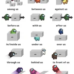 イメージしやすくて分かりやすい!『Among Us』で学ぶ英語の前置詞？!