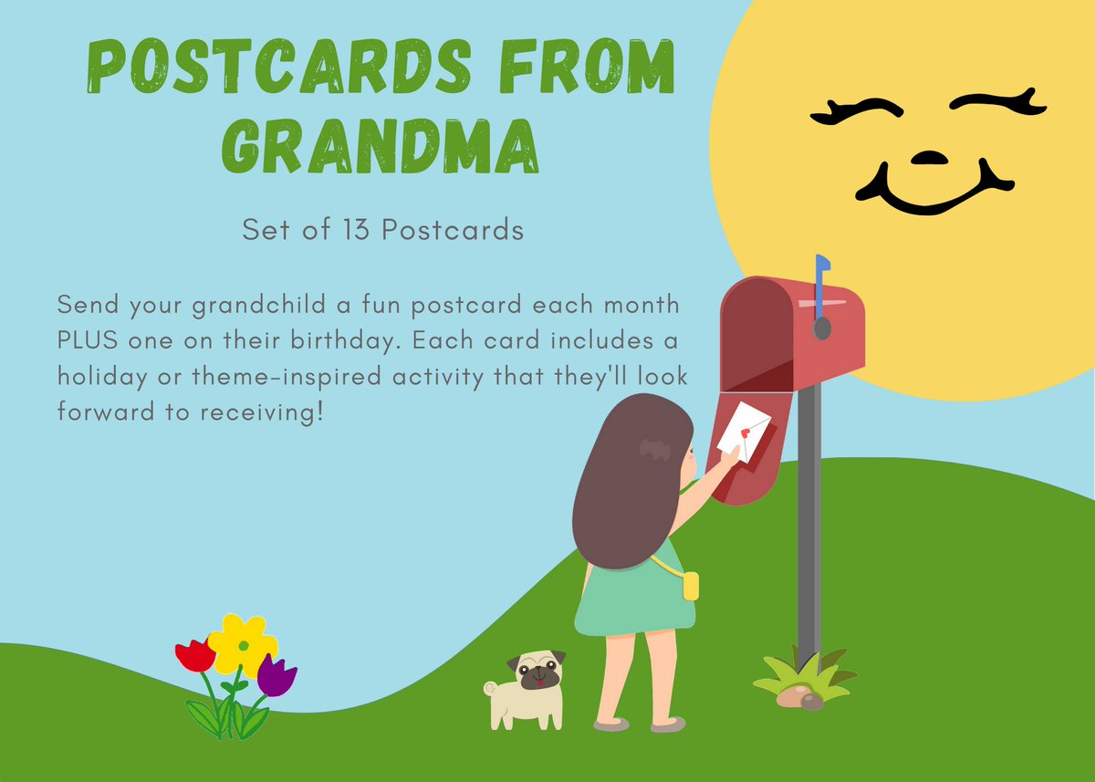 rochwritinglab's tweet photo. My latest project...with prompting from a grandma, my mom. This set includes 13 postcards with fun activities. Personal (and free) delivery in Rochester. Shop local!
https://t.co/GfiucPeEHA 
#rochmn #rochestermn #rochester_mn #byronmn #kassonmn #stewartvillemn #postcards https://t.co/O0s68LbyZG