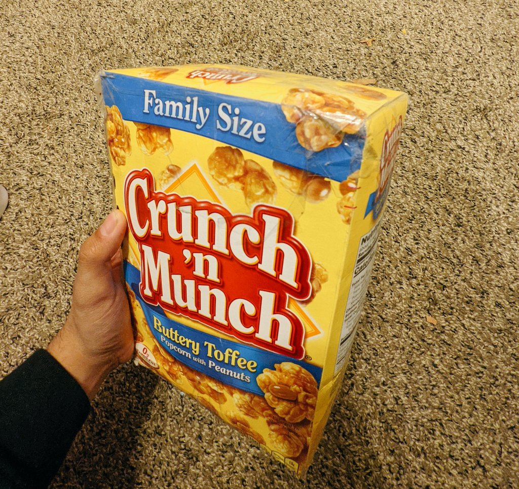 CrunchNMunch's tweet image. Somebody on depop mailed a windbreaker I bought in a box of Crunch N' Munch :/