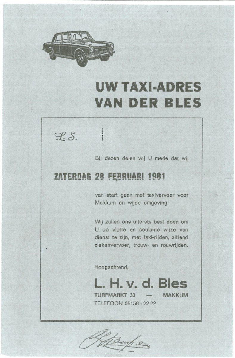 TaxivanderBles's tweet photo. 40 jaar!
Trots en dankbaar dat wij samen met onze medewerkers en oud-medewerkers deze mijlpaal hebben bereikt! #jubileum #taxi https://t.co/MT4xvVczQm