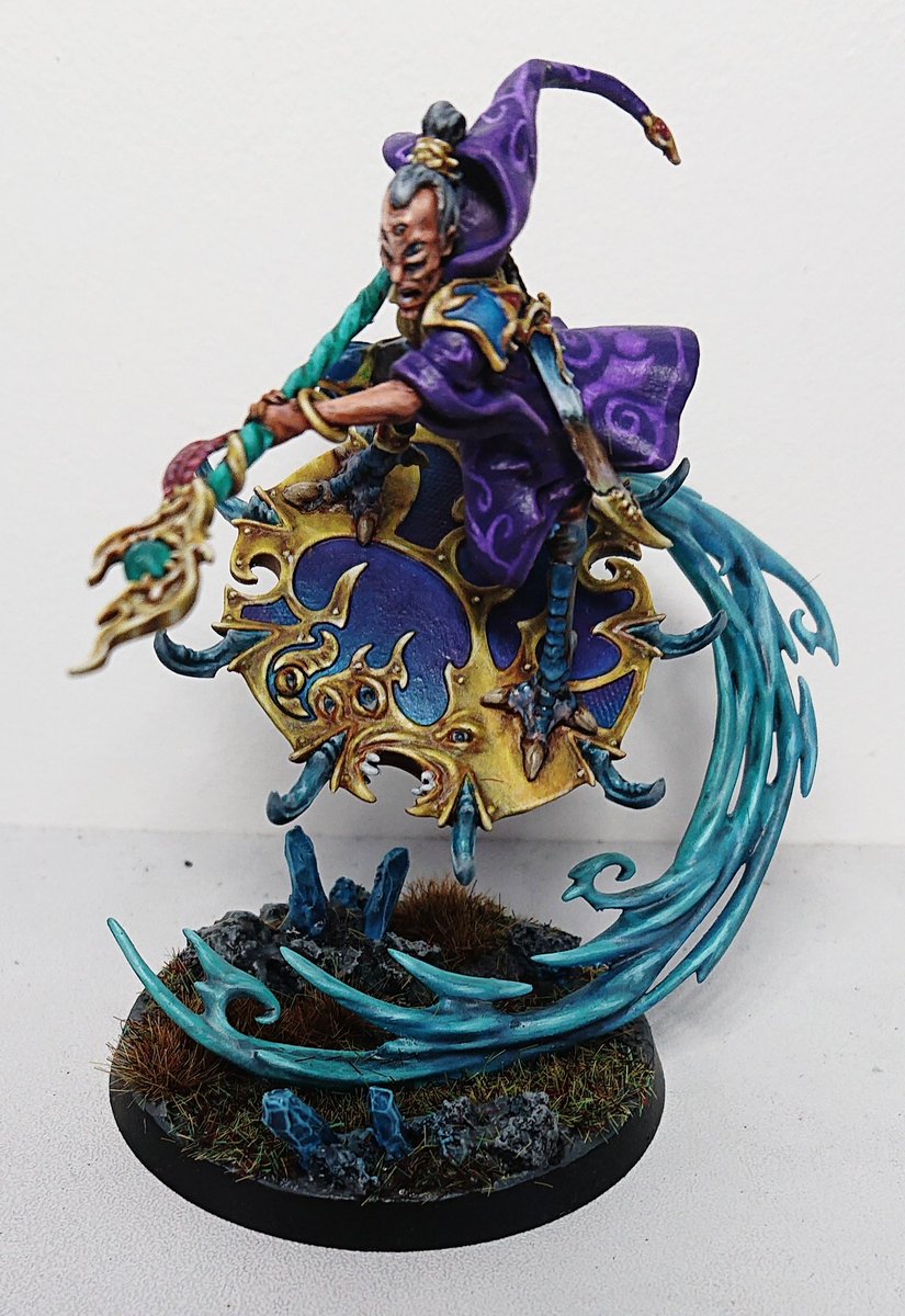 St3v3nB4rn3s's tweet photo. Finished a tzeentch magister on disc of tzeentch. Count Magthrax diabolic incantor of the grey realm.
#WarhammerCommunity #Warmongers #tzeentch #gamesworkshop #arcanite #discoftzeentch #gamesworkshop #minipainting #miniaturepainting #nmm #nonmetallicmetal #magister https://t.co/OgqbloQisB