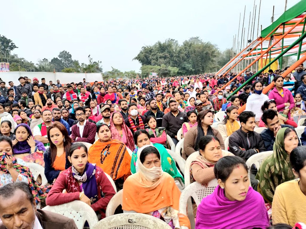 Kudos to @BJYMAssamPrdsh for 'Yuva Samaroh', that will mobilise Yuva Josh from all over #Assam for a strong mandate for BJP. Attended with HCM Sri @sarbanandsonwal, HM Dr @himantabiswa, Prez Sri @RanjeetkrDass, Nat'l GS Sri @DilipSaikia4Bjp, @BJYM Nat'l Prez Sri @Tejasvi_Surya.