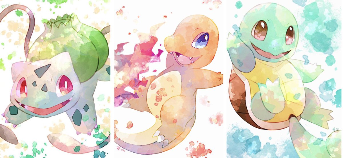 bulbasaur no humans pokemon (creature) open mouth smile blue eyes tongue fangs  illustration images