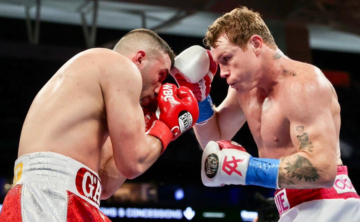 diariopanorama's tweet photo. El mexicano Saúl "Canelo" Álvarez venció este sábado 27-F por nocaut en tres asaltos al turco Avni Yildirim para retener sus cinturones de peso supermediano del Consejo Mundial de Boxeo y la Asociación Mundial de Boxeo. https://t.co/FH9B22CHa0