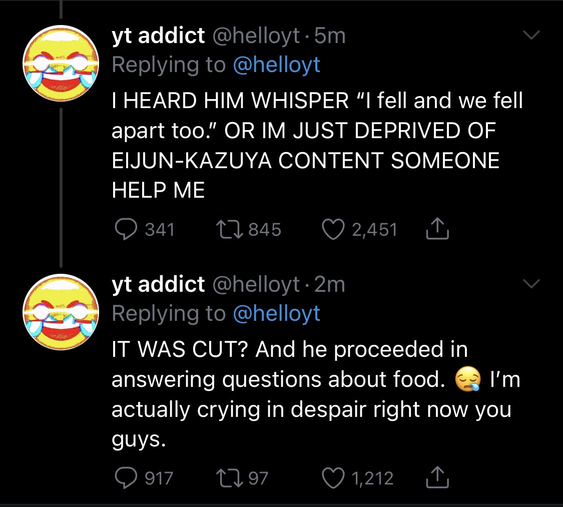 mswnator's tweet photo. off the record.

a #misawa au

where content creator eijun accidentally spilled what made his and kazuya’s friendship fade away. https://t.co/DM0aAU9VQ9