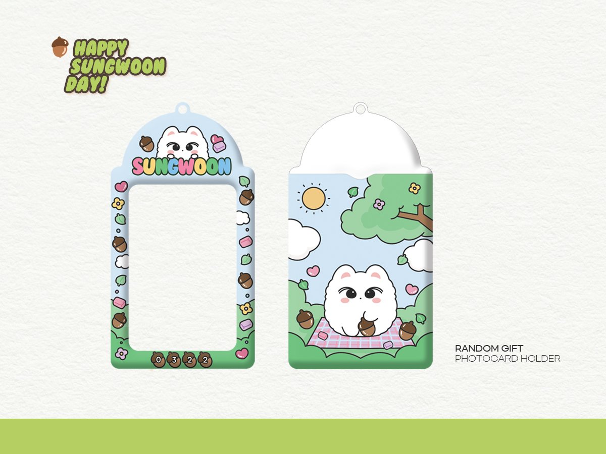 포카홀더 ᴘʀᴇᴠɪᴇᴡ 

랜덤특전인 포카홀더 도안입니다!
당첨 티켓을 소지하신 분들께 증정해 드릴 예정이며 양면으로 구성되어 있습니다💝