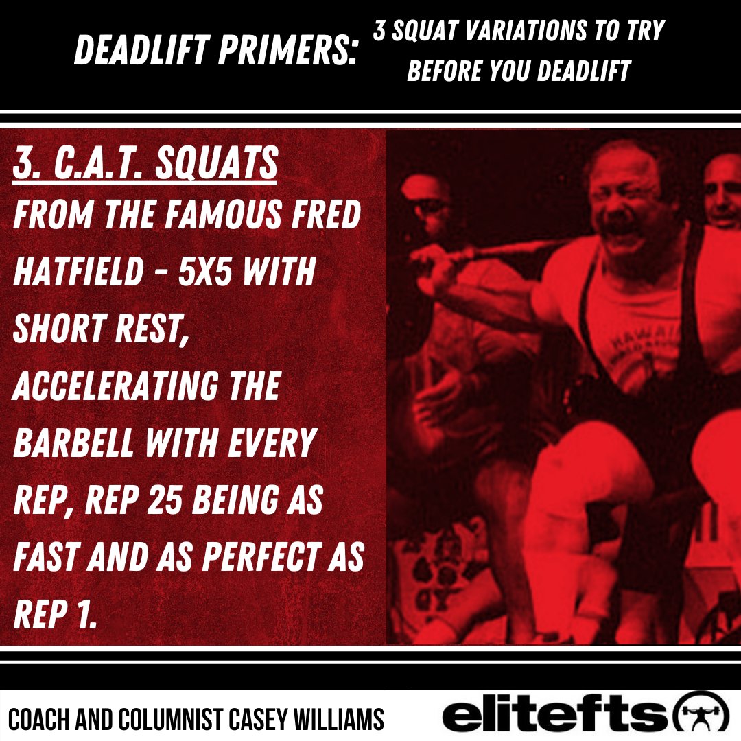 elitefts's tweet photo. Should you squat BEFORE you deadlift? Casey Williams (@thecaseywilliams) makes the case, and has 3 primers you should try!
READ MORE: https://t.co/mu9fQwBWhy
#elitefts #squat #deadlift #powerlifting #powerliftingtraining #conjugatemethod https://t.co/gBm8sPPS1u