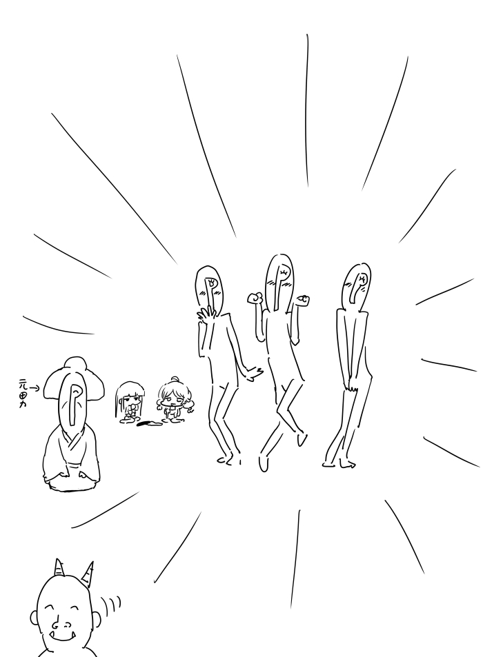 ファンボックスに『アイマスクをつけられ口を大きく開けてとお願いされ素直に従う佐城雪美ちゃんと遊佐こずえちゃん』リクエストが来たので正義の心で心も凍るホラードキュメンタリーを描きました、目隠ししたら二人とも怖がるのではないかと思いさせませんでした(させました 