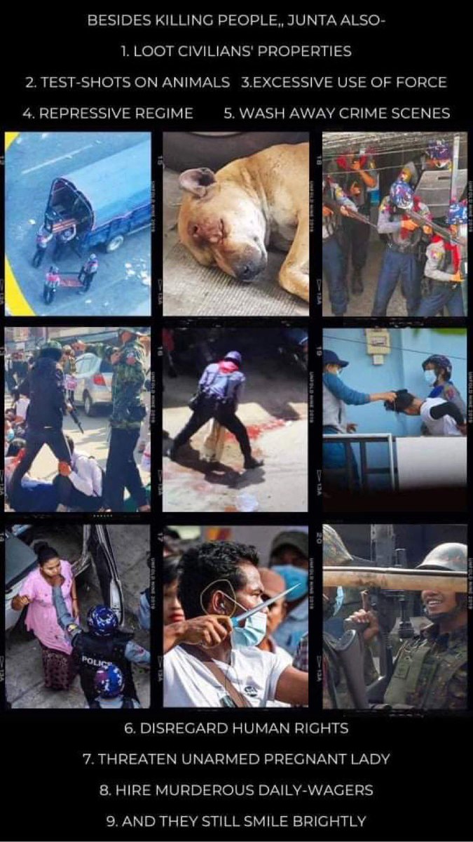 TW // blood,death,violence
It has been a month since the coup.
Do you want to see how brutal and inhuman they are? See the photos below.Many people have died and many have been hurt. How many more lives will we have to lose? 
PLEASE SAVE US. 
#WhatsHappeningInMyanmar #Feb28Coup