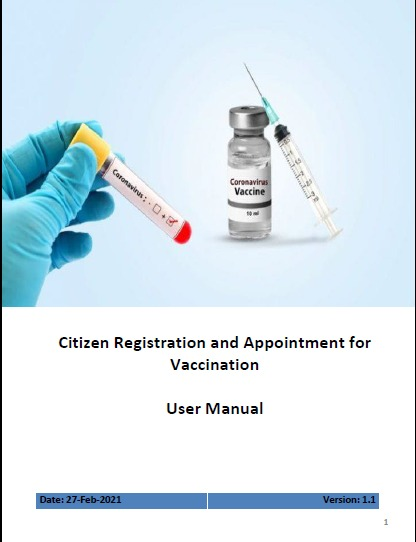 User guide for the citizen registration &amp; appointment for vaccination for the next phase commencing from tomorrow can be accessed at

🔗mohfw.gov.in/pdf/UserManual…

#LargestVaccineDrive
