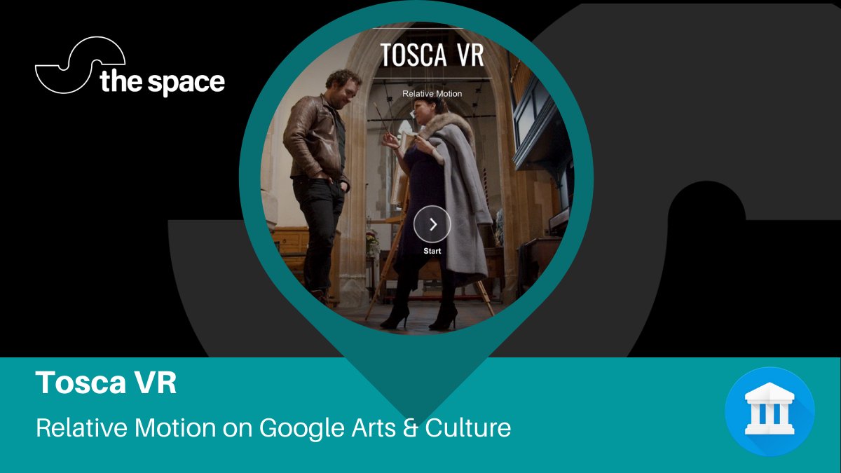 thespacearts's tweet image. .@Relative_Motion&apos;s production of Tosca VR, supported by The Space, is featured as an online exhibit on @googlearts artsandculture.google.com/exhibit/immers…