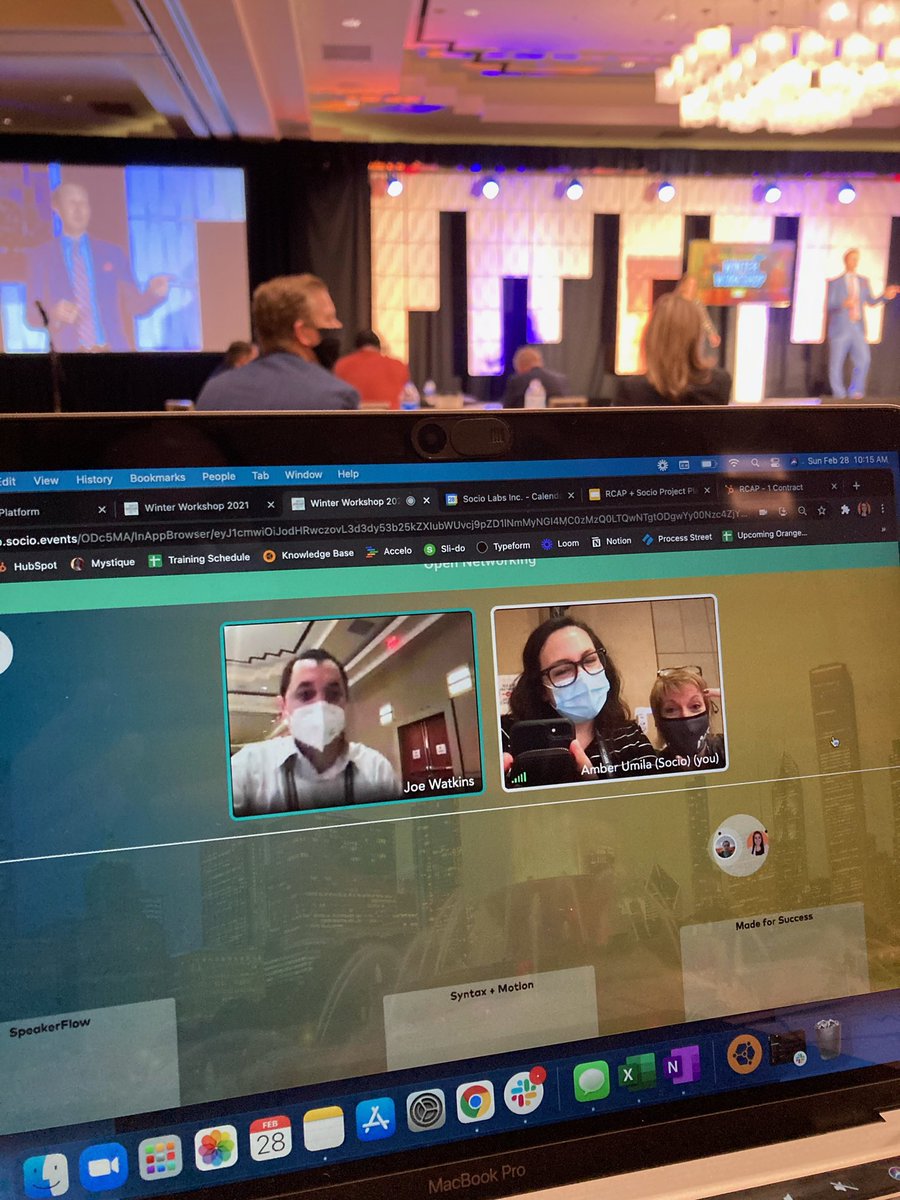 #nsawinter21 love meeting the <a href="/SocioApp/">Socio App</a> team and <a href="/AmberUmila/">amber umila</a> at NSA Winter workshop! Coolest app!