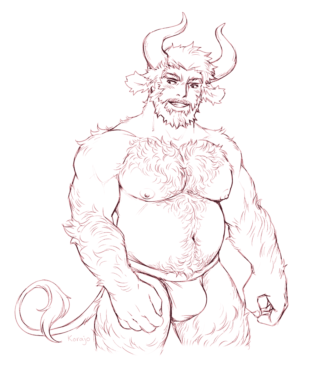 I'm a bit late to the party but I still really wanted to draw an ox dude