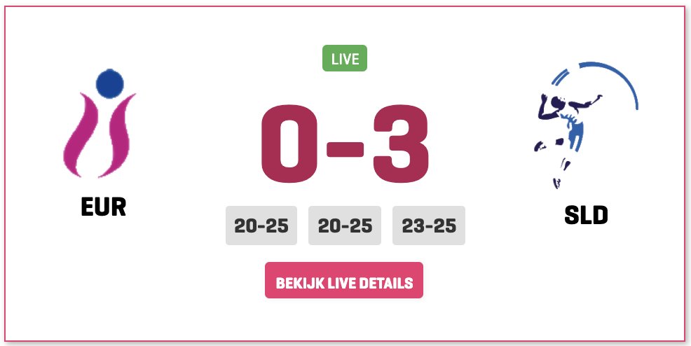 De laatste wedstrijd in de reguliere competitie bij de vrouwen gaat naar <a href="/SlieSportD1/">SliedrechtSport D1</a>, zij verslaan <a href="/TeamEurosped/">Team Eurosped</a>.

Eurosped eindigt als 5e, Djopzz <a href="/RZvolleybal/">Regio Zwolle Volleybal</a> als 4e en gaat dus naar de kampioenspoule.

#eredivisievolleybal