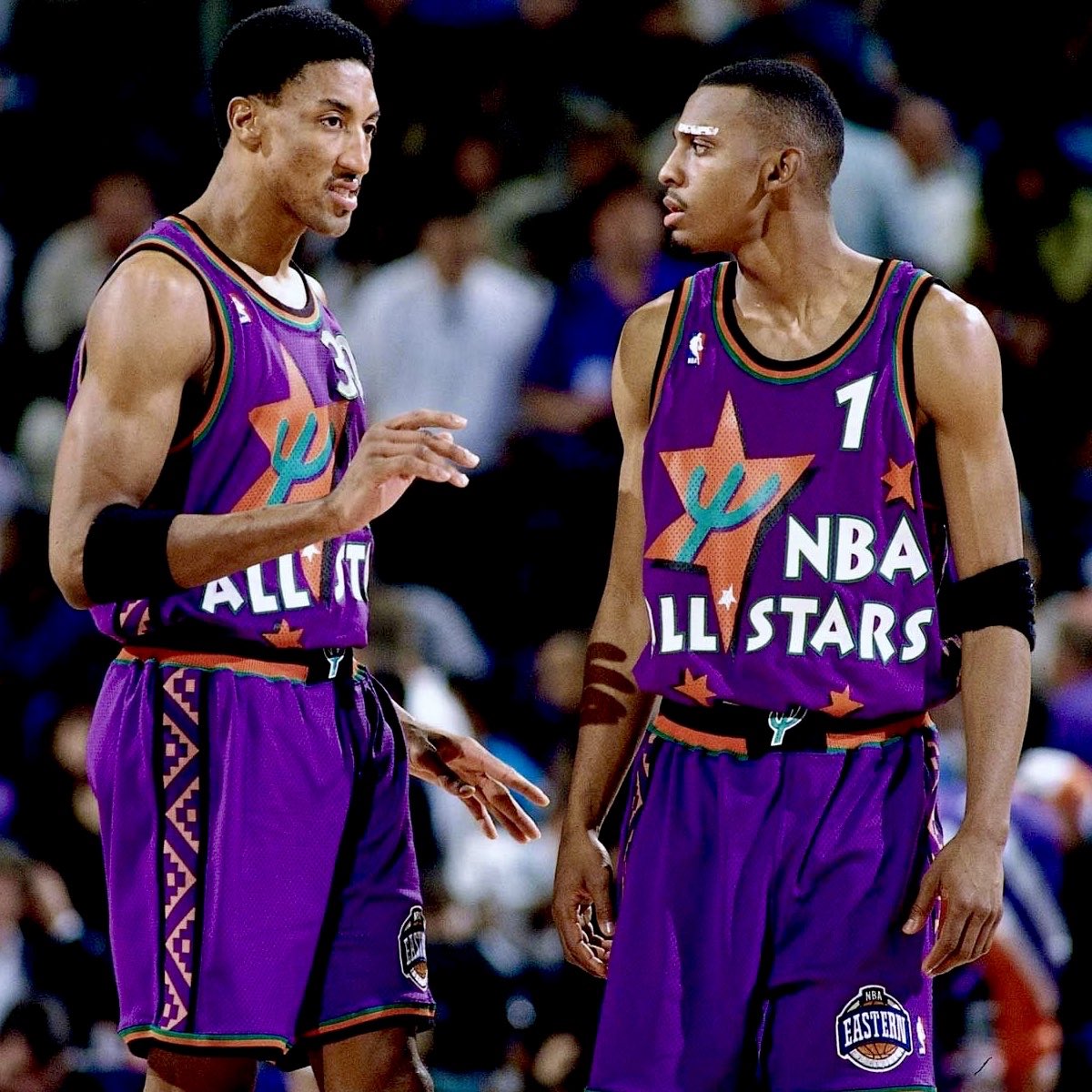 ThrowbackHoops on X: Which NBA All-Star Game jersey was better: 1995 or  1996?  / X