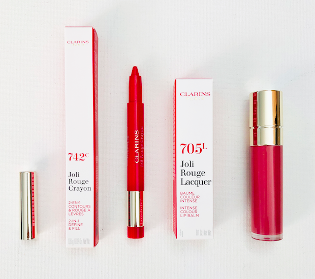 davelackie's tweet photo. My next luxe beauty Twitter giveaway is this Clarins lip duo: Joli Rouge Crayon in shade '742' + Joli Rouge Lacquer in shade 'soft berry'. To enter, RT &amp; follow @davelackie (ends 26/03) #win https://t.co/8HGfBaop4l