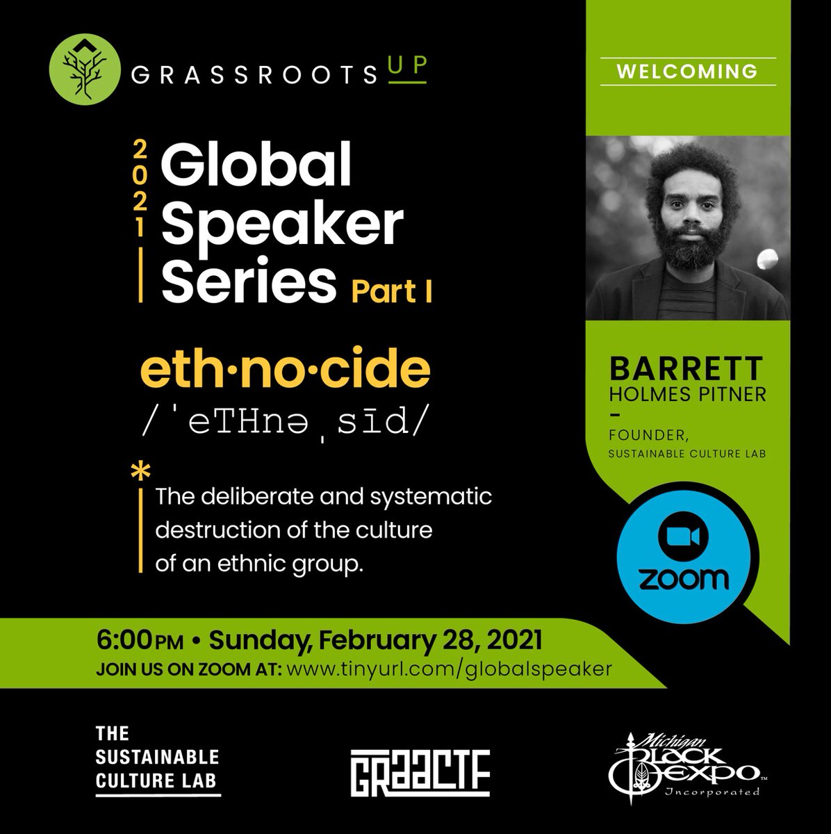 Come engage in another critical community conversation TONIGHT! #AACTaskForce #MichiganBlackExpo #SustainableCultureLab #GRUp💯 #GRUpGlobal