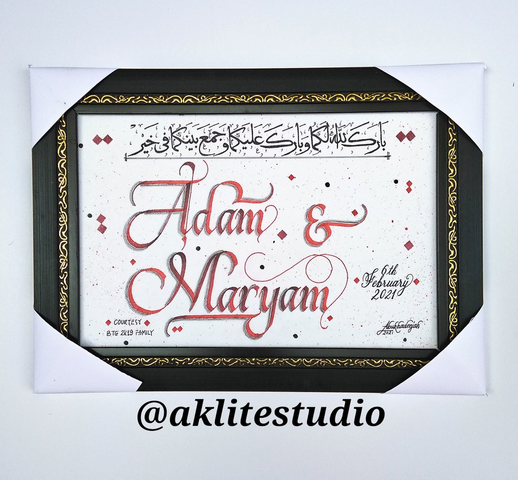 abukalligraphy's tweet photo. Frame size : 12" x 8"
Price : ₦10,000
.
.
.
#abukhadeejah #wedding #seblester #seblesterinspired #calligraphymasters #kano #kanowedding #arewa #arewabride #arewawedding #kanocalligrapher #architecture #architect #archilovers #archidaily #amidreees #aklitestudio #Calligraphy https://t.co/7953wjzX2r