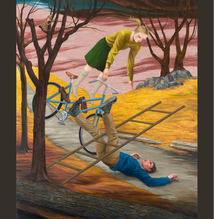 ElsaPanales's tweet photo. Nicole Eisenman, “Destiny Riding Her Bike” https://t.co/TsmL04XP7Z