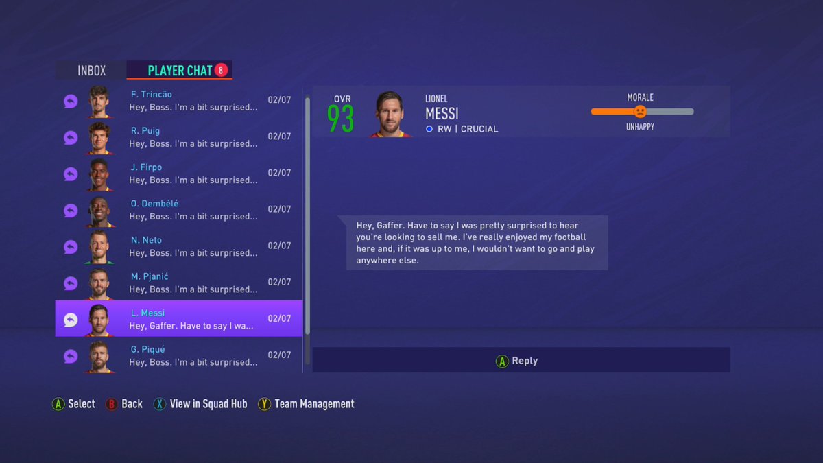 RipTheBrit's tweet photo. Serious unrest in the clubhouseπ
@CareerModeStars #CMSChallenge #FIFA21 https://t.co/1njfchyTnv