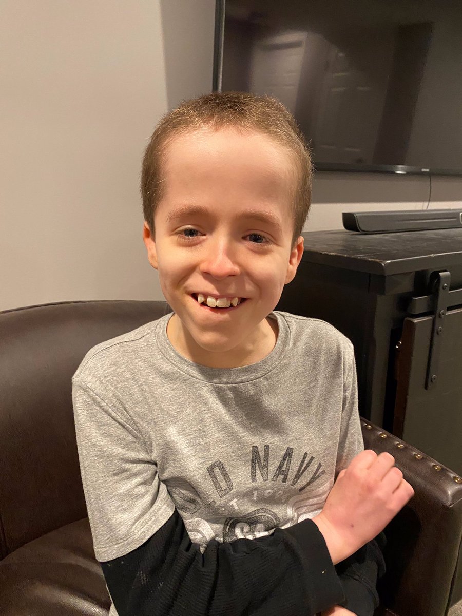 This is our son Emmett. Today, we are celebrating @rarediseaseday. His rare chromosome duplication is one of three known cases in the world. As you can see he is one happy and very cool dude. #RareDiseaseDay2021