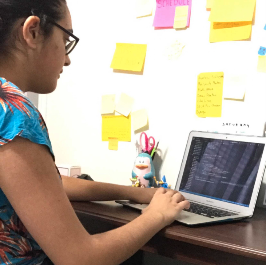 learningcode's tweet photo. "...everyone was so excited about their websites and all of them looked incredible. A lot of groups had interactive aspects which I thought were really creative." - Neyha, Teen Ambassador. THIS is what a teen #hackathon looks like: https://t.co/8pT4dR3vAi #TeensCode #LearnOnline https://t.co/VBPPDP0PDv