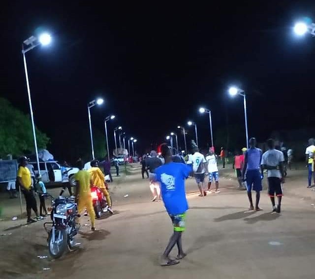 Our dynamic leader and teacher, Amb. President George #Weah has just lighted #Sasstown, Grand Kru County! 

Remarkable #achievement that will go down in history! I'm so excited 🙏...

For too long our people were kept in darkness, poverty and ashes, it's a