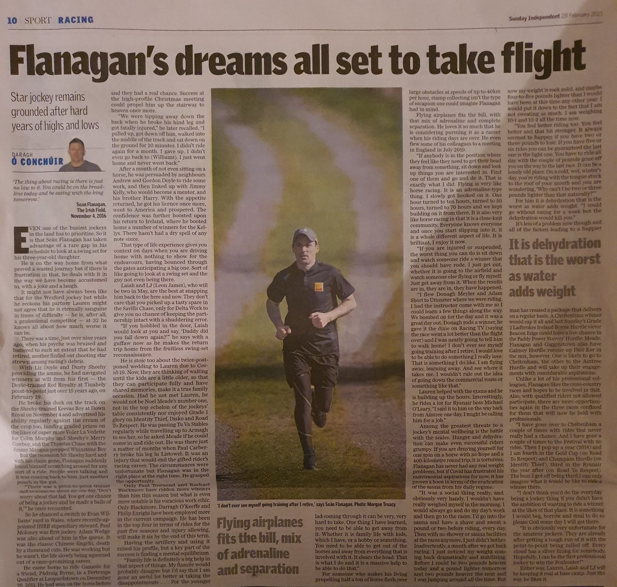 Great piece on past pupil <a href="/swflanagan7/">Sean Flanagan</a> in today's Sunday Independent.