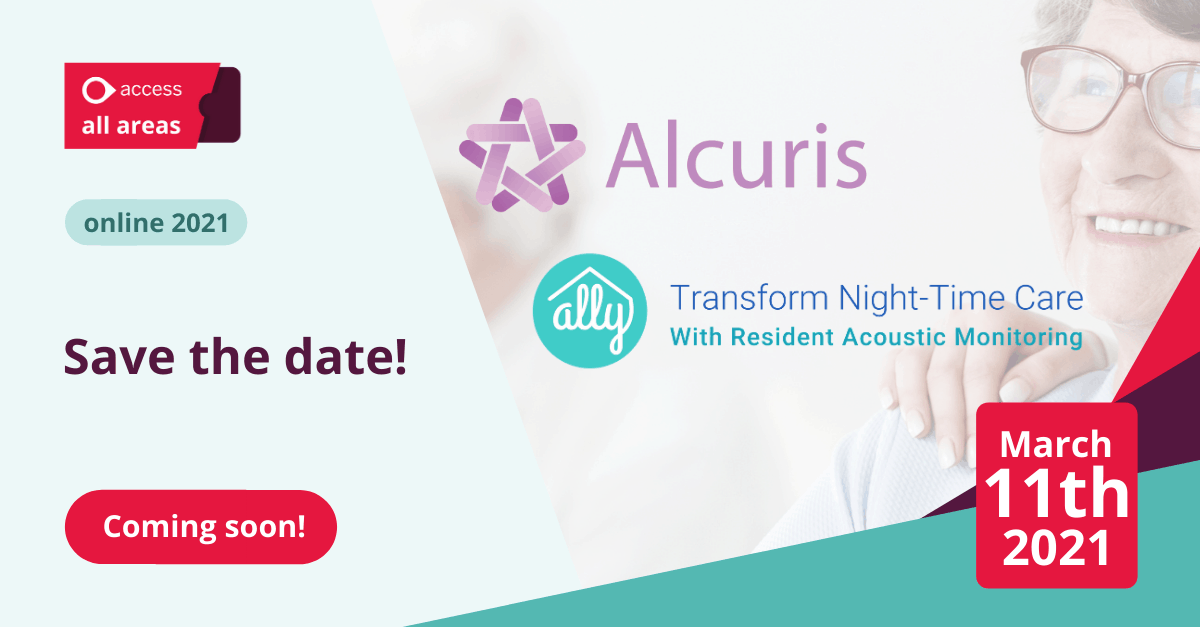 tomtredinnick's tweet photo. A quick reminder that I’m taking part in @TheAccessGroup’s webinar on 11 March with Ian McMullon &amp; Alex Nash of @AlcurisLtd. We’ll discuss how acoustic monitoring can transform care outcomes for care home residents.
Sign up here: https://t.co/Cj158Hg2sM #accessallareas2021 https://t.co/u4MLRywJEY