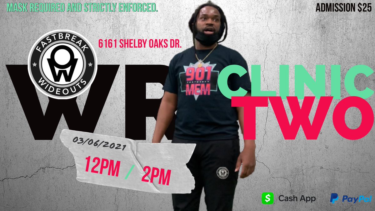 FBWO_'s tweet photo. This Saturday weโre back rolling! Clinic 2WO
๐
03/06/21
๐ 6161 Shelby Oaks Dr.
๐ Greenfield East Indoor Arena
โฐ 12PM - 2PM
๐ทRequired for entry
QBs are welcomed. Come throw to talented moving targets, with game rhythm and look coverages in person.
#FBWO #CompleteQB https://t.co/68nIzeISd4
