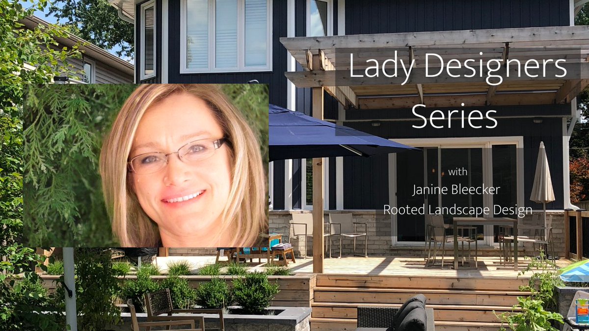 Lady Designer Zoom series new video - Janine Bleecker of Rooted Landscape Design tells us about her journey from creating nautical maps to Landscape Design, her passion for plants and how she delivers Outdoor Lifestyle solutions to her clients - We hope you enjoy!