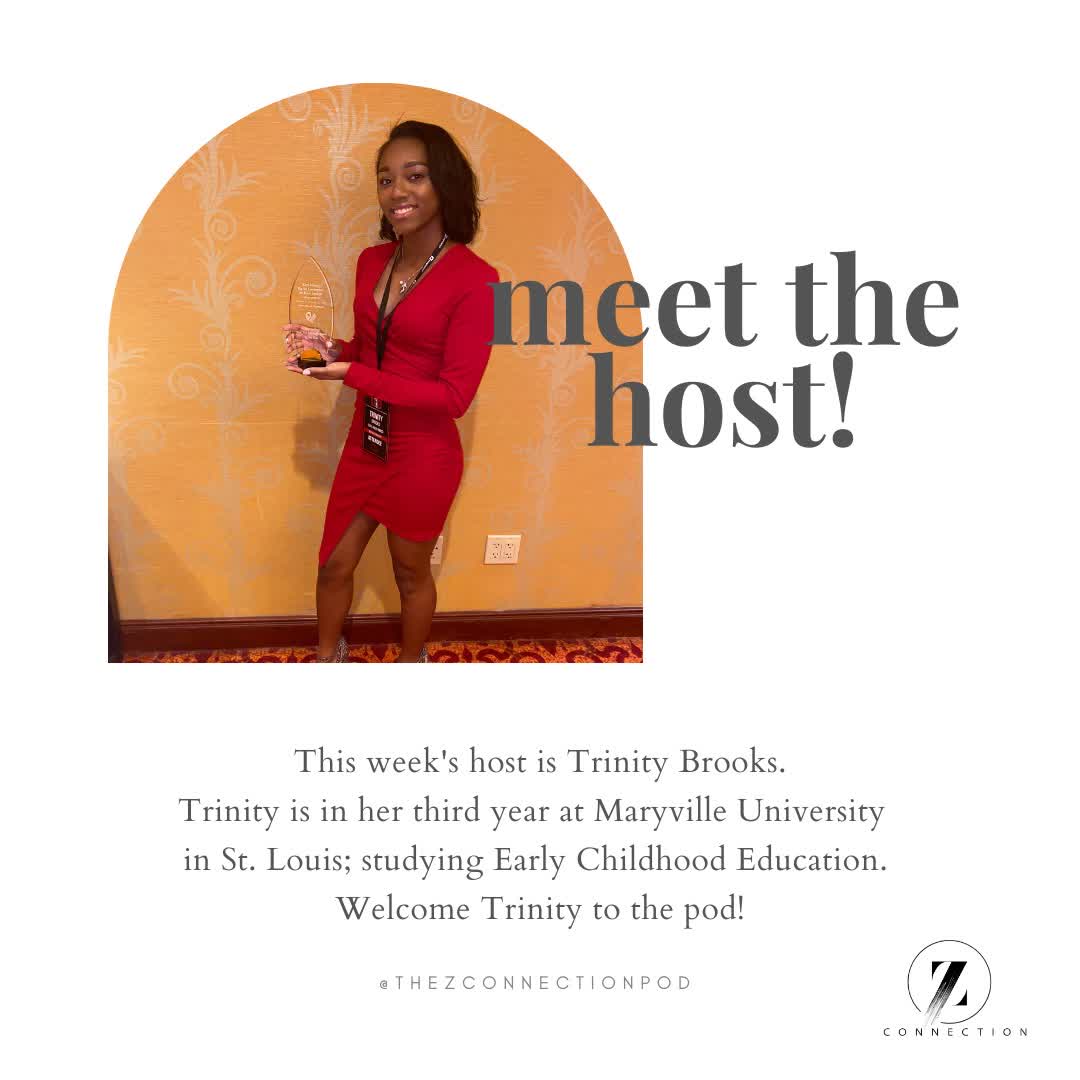 ShalomCCOP's tweet image. Our first guest host is Trinity Brooks. Welcome to the pod! Catch the Connection Podcast @12 p.m. CST available on all platforms.

#TheZConnection #TheZConnectionPodcast #zconnection