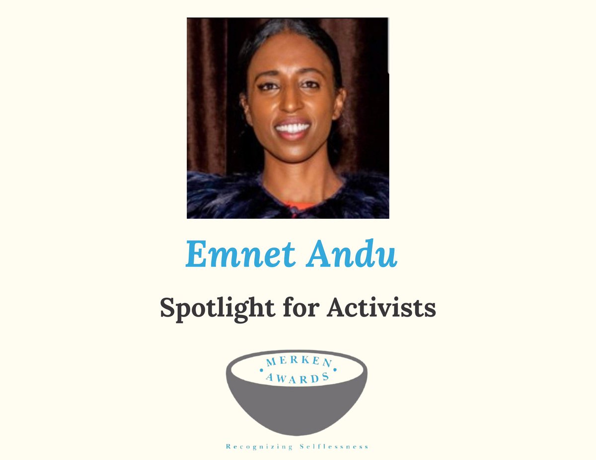 MerkenAwards's tweet photo. The #MerkenAwards - Spotlight for Activists goes out to @Emnetian in acknowledgment of her brave and selfless activism and compassionate support for Eritreans who face challenges once they arrive in the US.
#WeAreComingHome #Yiakl #SundaySpotlight #Eritrea https://t.co/wrQvtrdiPl