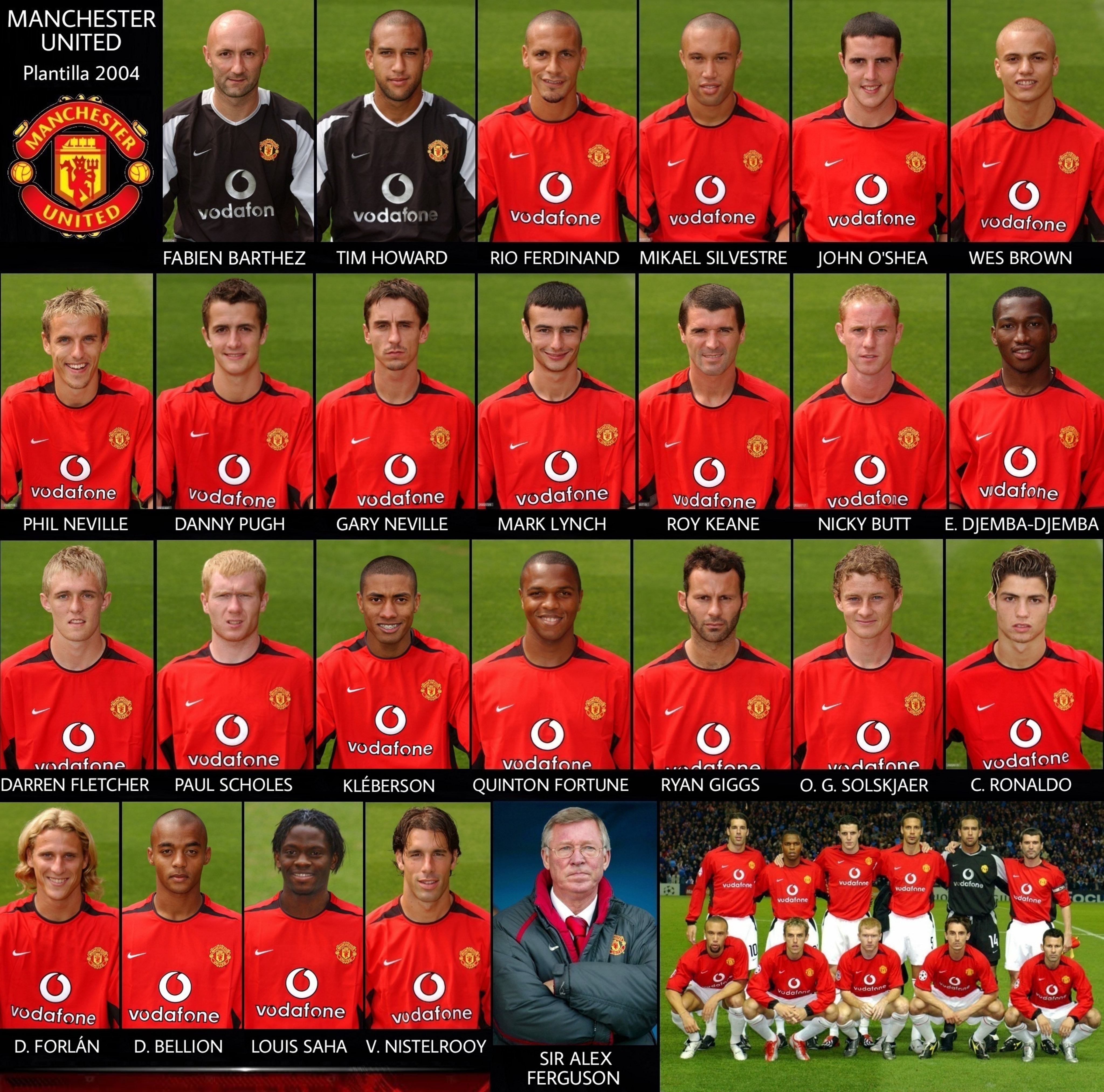 Equipo de manchester united 2008