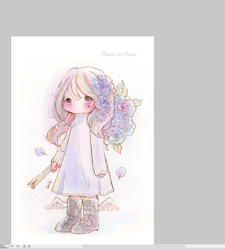 おはようございます 3月ですね 春向きのポスカ作ってます Cako展 チコリ イラスト 3 花冠祭り展 Kanaria719様の イラスト