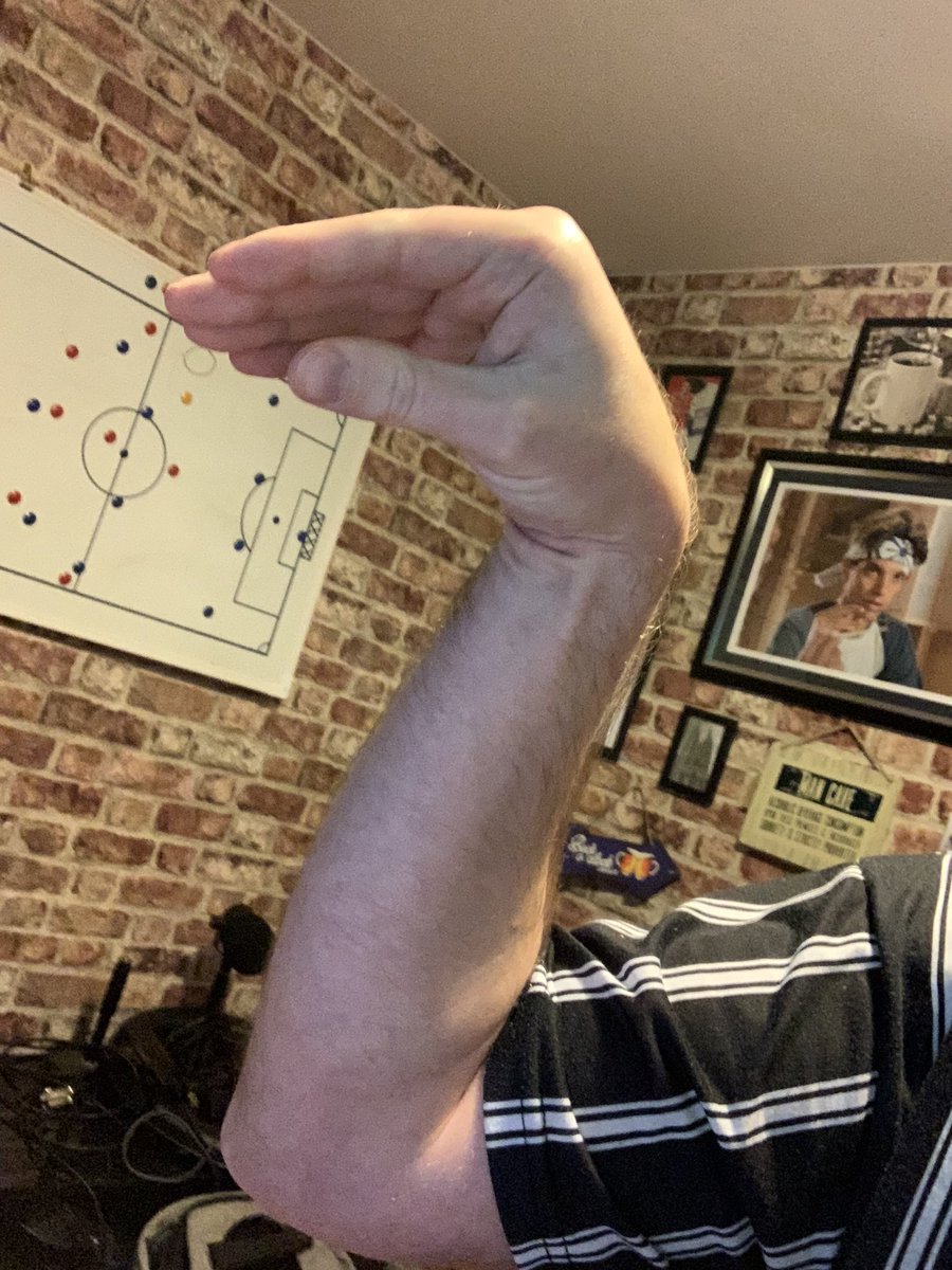 TFlewers's tweet photo. Natural arm position! #CHEMUN https://t.co/iZgprfQpbz