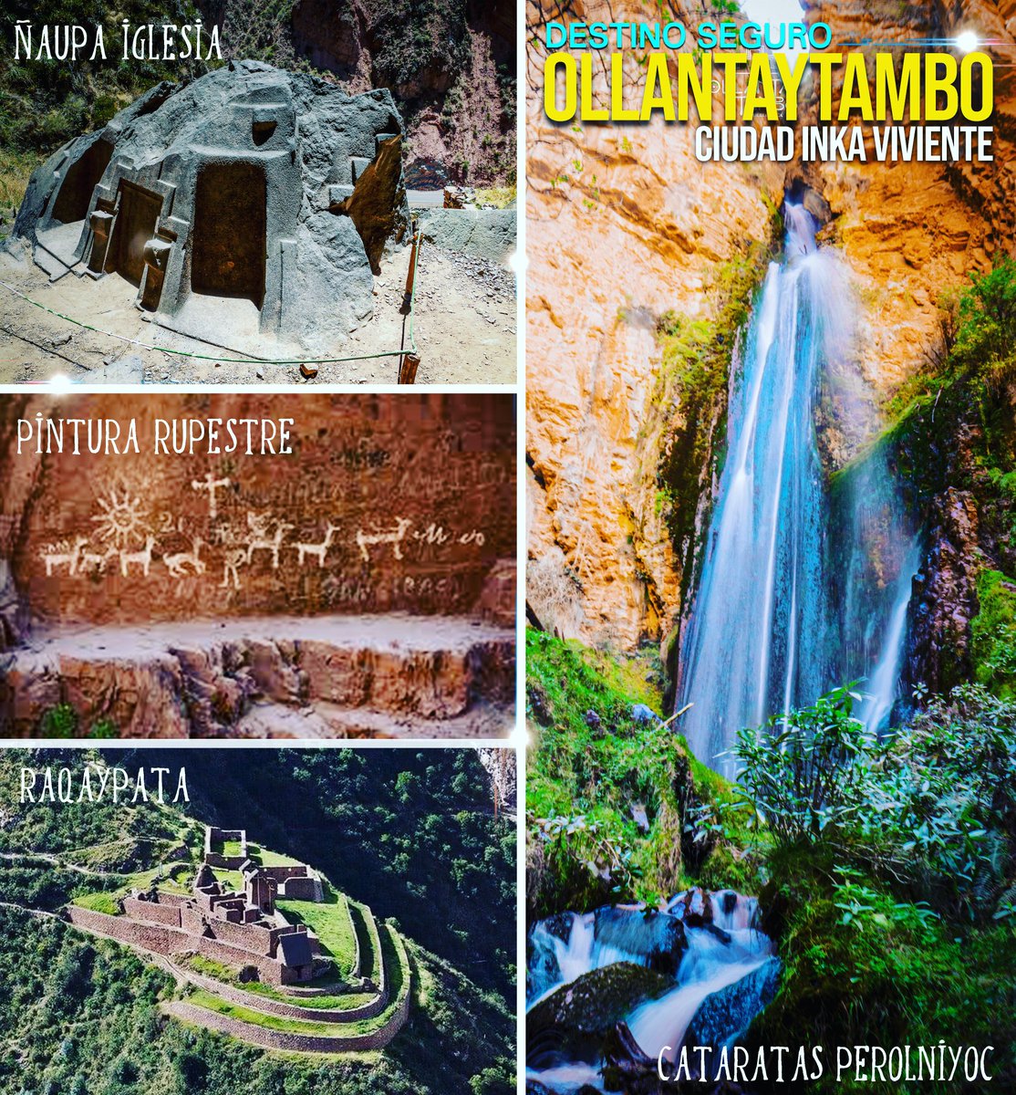 mdo77348096's tweet photo. ¡QUE NO TE FALTEN MOTIVOS PARA VIAJAR!
Ollantaytambo Destino Seguro - Cusco
CIRCUITO A LAS CATARATAS DE PEROLNIYOC.
Para ese espíritu sediento de viajar, para esa alma que se nutre a través del silencio, que ama la libertad los caminos y estar en contacto con la naturaleza.
Ven https://t.co/cM9224O3CG