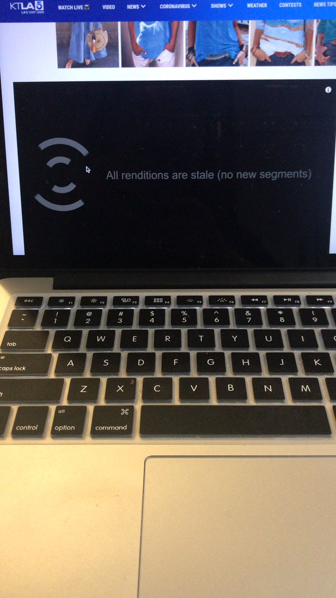 pamsfiala's tweet photo. @KTLAWeekendAM @LynetteRomero @mester_mark is the streaming service down?  I’ve been trying for 30 minutes to get the livestream to work. This is the message I get. 😩 https://t.co/hbKA0UWHEZ