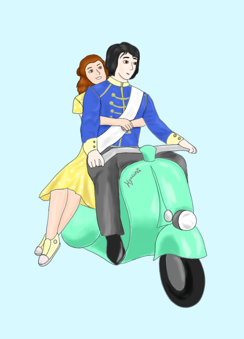 hyacinta's tweet photo. I've seen that photo of Adam on a Vespa in Italy and... I had to do this
Reylo Roman Holiday AU

#reyloart https://t.co/rY5pXexSl9
